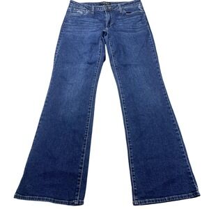 Just Black Denim Jeans Womens 31 Blue Med Wash Mid Rise Bootcut Stretch 32x32